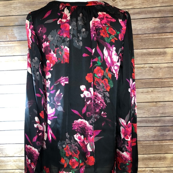 Kirna Zabete for Target Black Floral Blouse - Picture 2 of 8